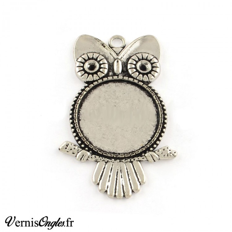 Support cabochon hibou