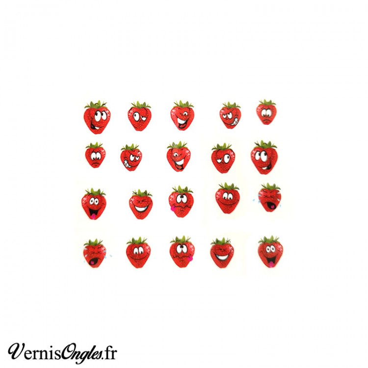 Water Decals fraises