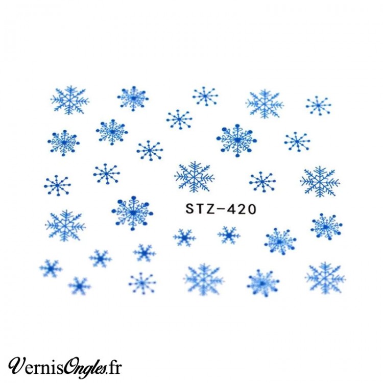 Water Decals Flocons de neige STZ-420