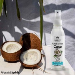 Huile de coco pure extra vierge 150ml - bio Ecocert - Naturado