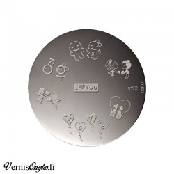 Plaque de stamping Konad référence au choix