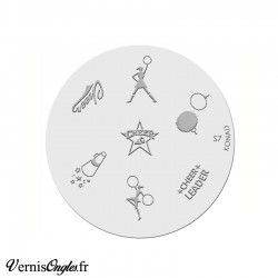 Plaque de stamping Konad référence au choix