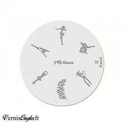 Plaque de stamping Konad référence au choix