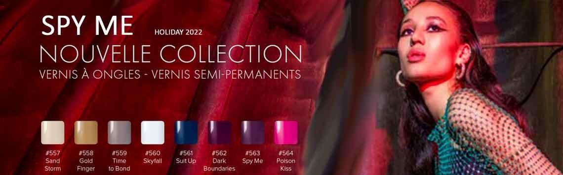 Vernis à ongles collection Spy Me - Hiver 2022 - Kinetics