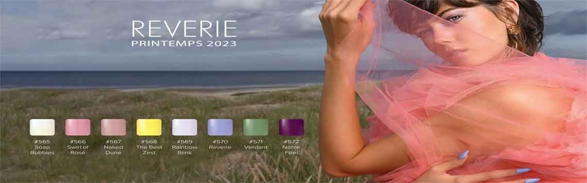 Collection Printemps 2023 de vernis à ongles de la marque Kinetics : Rêverie